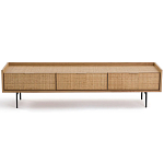 ТВ-тумба с плетеным декором Buckley Wicker TV Stand варинант исполнения - 1 | Loft Concept в Брянске