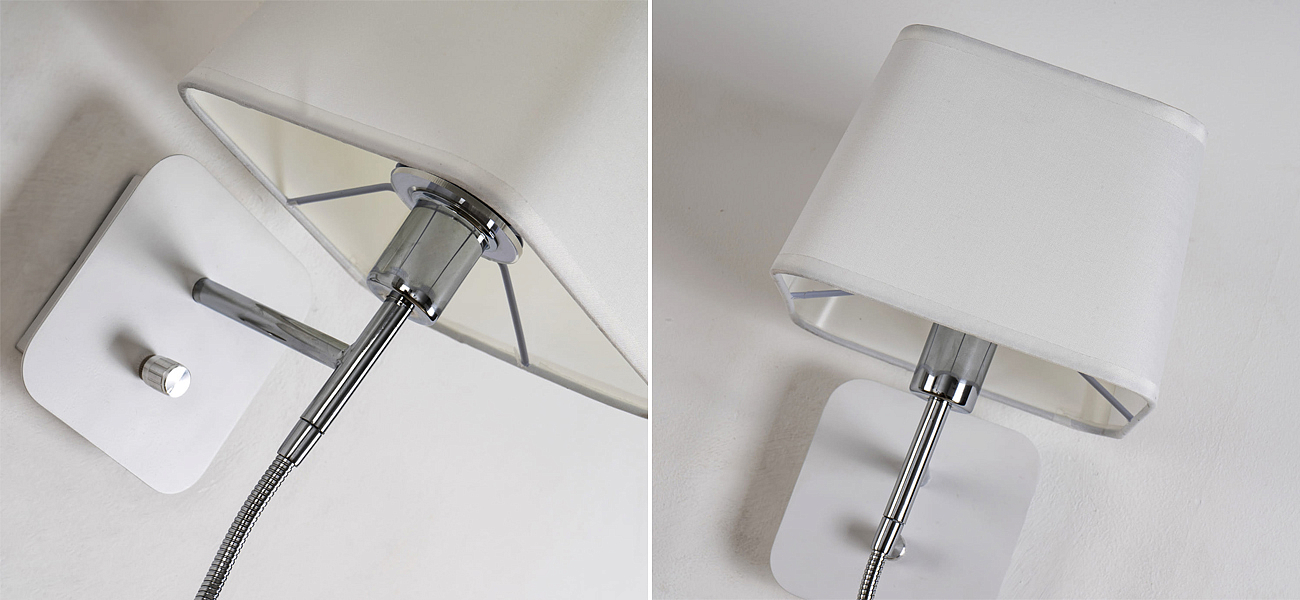 Бра с абажуром и гибким спотом Trumpet Lamp Бра с абажуром и гибким спотом Trumpet Lamp - Loft-Concept в Брянске