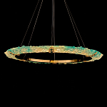 Люстра в форме кольца с цветочным декором Warm Heavenly Light варинант исполнения - 3 | Loft Concept в Брянске