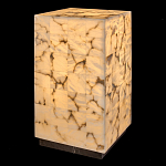 Торшер прямоугольный из натурального камня Calcite Geometry варинант исполнения - 7 | Loft Concept в Брянске