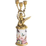 Фарфоровый подсвечник Лебедь с ангелом Asse варинант исполнения - 1 | Loft Concept в Брянске