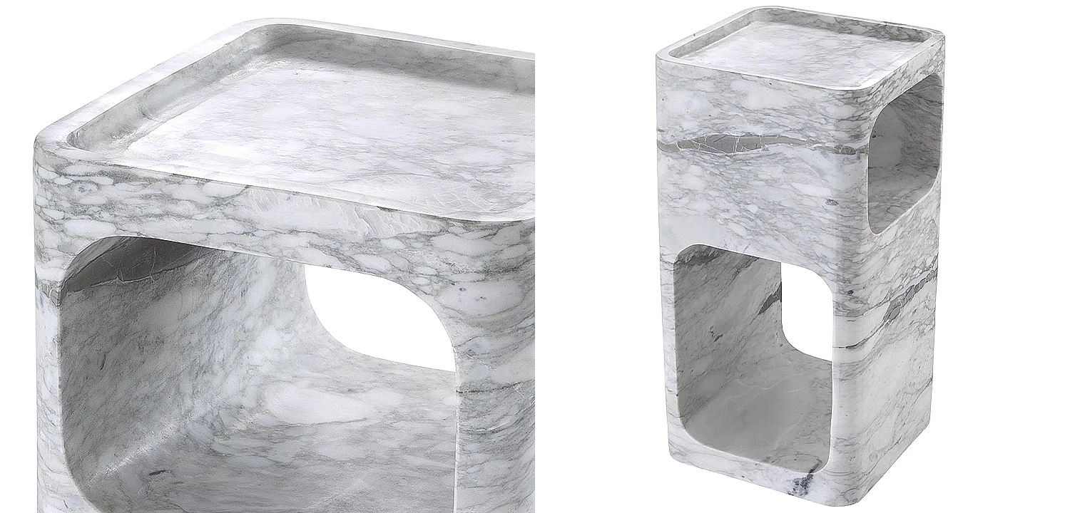 Приставной стол Eichholtz Side Table Adler Marble Приставной стол Eichholtz Side Table Adler Marble - Loft-Concept в Брянске