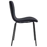 Стул черный с обивкой из велюра Black Archie Chair варинант исполнения - 1 | Loft Concept в Брянске