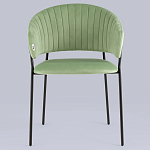 Стул в велюре фисташкового цвета Horizon варинант исполнения - 3 | Loft Concept в Брянске