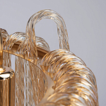 Люстра с подвесными рифлеными стеклянными трубками Nembus варинант исполнения - 9 | Loft Concept в Брянске