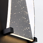 Настенный фонарь уличный прямоугольный черного цвета со стеклом с пузырьками Eurofase варинант исполнения - 5 | Loft Concept в Брянске