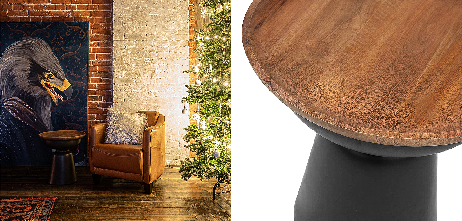 Приставной стол Keaton Round Side Table Приставной стол Keaton Round Side Table - Loft-Concept в Брянске