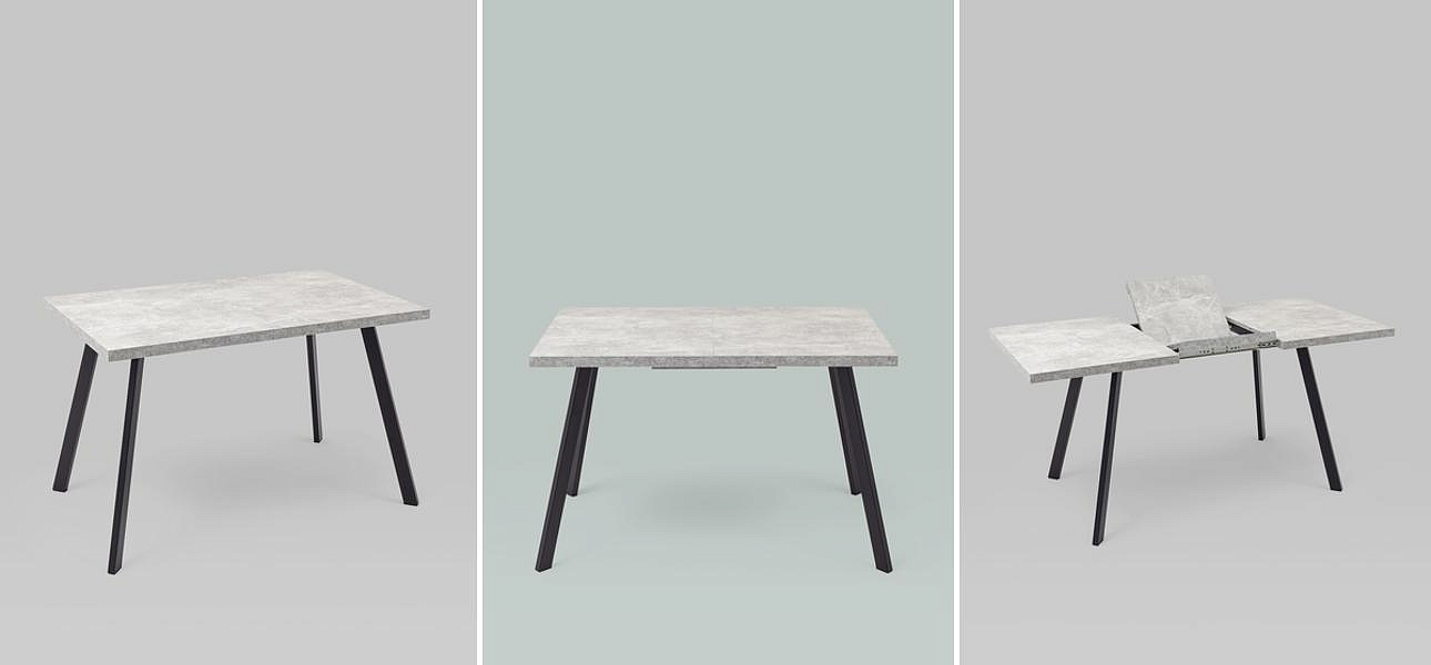 Стол обеденный Harris Collection столешница бетон Стол обеденный Harris Collection столешница бетон - Loft-Concept в Брянске