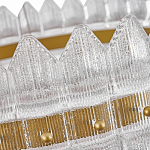 Люстра круглая с декоративными элементами в виде лепестков Round Light Flashing варинант исполнения - 7 | Loft Concept в Брянске