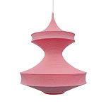 Подвесной вязаный розовый светильник «Моника» варинант исполнения - 1 | Loft Concept в Брянске