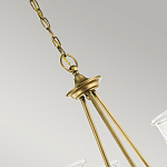 Люстра с прозрачными плафонами из пузырчатого стекла Kichler варинант исполнения - 5 | Loft Concept в Брянске