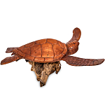Статуэтка деревянная в виде морской черепахи Marine Reptiles варинант исполнения - 2 | Loft Concept в Брянске