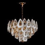 Люстра с многослойными белыми и прозрачными подвесками Character Chandelier варинант исполнения - 1 | Loft Concept в Брянске