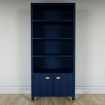 Книжный Стеллаж Elsa Dreams Blue с задней стенкой варинант исполнения - 5 | Loft Concept в Брянске