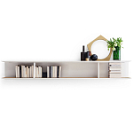 Дизайнерская подвесная полка Gio Ponti D.355.1 - D.355.2 Hanging Bookcase варинант исполнения - 1 | Loft Concept в Брянске