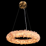 Люстра кольцевая с частичками натурального горного хрусталя Crystal Shimmer варинант исполнения - 1 | Loft Concept в Брянске