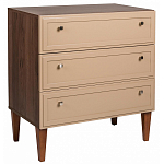 Комод бежевый из массива бука с 3-мя ящиками Wenge Light варинант исполнения - 1 | Loft Concept в Брянске