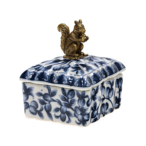 Шкатулка Bronze Squirrel Square