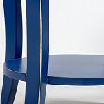 Синяя тумба на фигурных ножках Shelby варинант исполнения - 5 | Loft Concept в Брянске