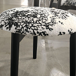 Стул обеденный деревянный с цветочной обивкой Foshan Chair варинант исполнения - 2 | Loft Concept в Брянске