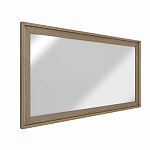 Зеркало прямоугольное с классической деревянной рамой Flowchart варинант исполнения - 1 | Loft Concept в Брянске