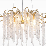 Люстра c подвесками из прозрачного хрусталя Диаметр 85 см FAIRYTREE Light варинант исполнения - 4 | Loft Concept в Брянске