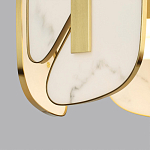 Люстра с мраморными вставками Marble Plates варинант исполнения - 4 | Loft Concept в Брянске