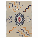 Плед хлопковый по мотивам эвенских орнаментов Ural and Siberian Patterns варинант исполнения - 1 | Loft Concept в Брянске