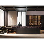 Кухонный гарнитур из красного мрамора и дерева VVD Dada Engenereed Kitchen варинант исполнения - 2 | Loft Concept в Брянске