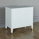 Прикроватная тумбочка с полкой Elsa Dreams White варинант исполнения - 4 | Loft Concept в Брянске