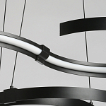 Люстра подвесная светодиодная в виде волнообразной ленты Ribbon Vortex варинант исполнения - 5 | Loft Concept в Брянске