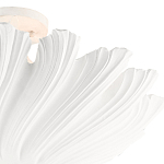 Потолочный светильник белый с рельефным абажуром Feminine Shape варинант исполнения - 1 | Loft Concept в Брянске