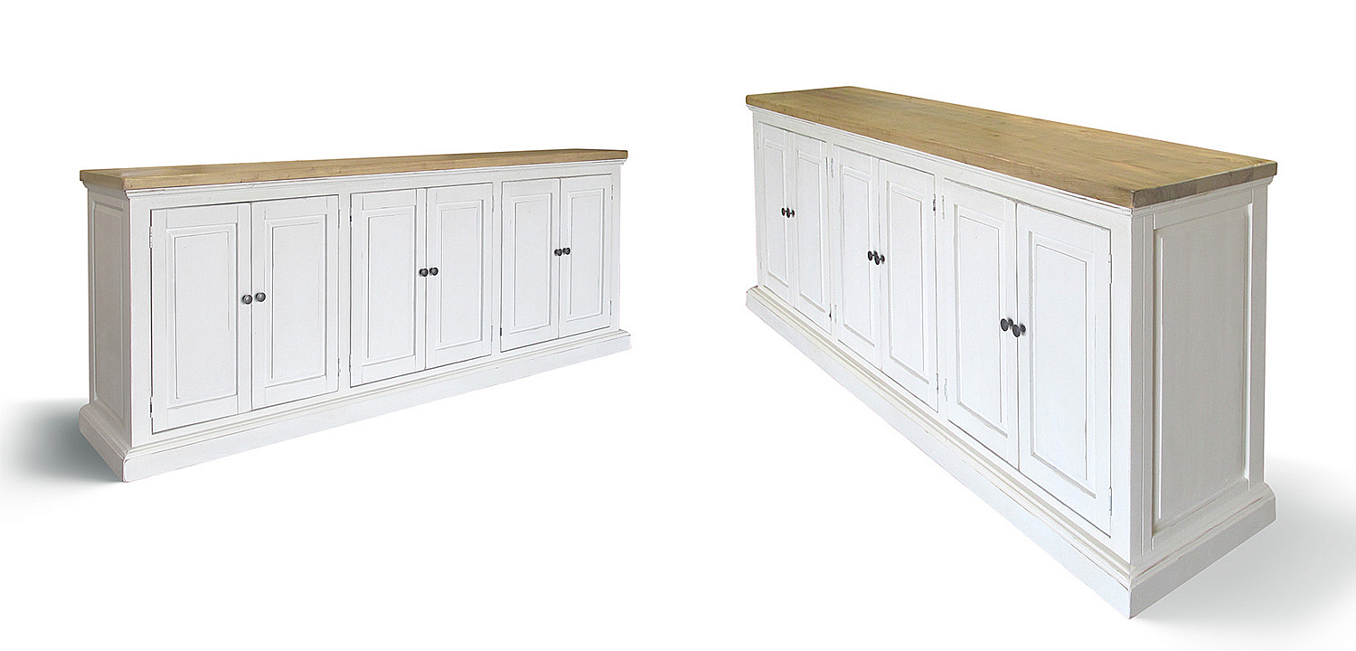 Комод длинный в стиле прованс Lazzaro Provence HARMONIE Antique White Белый Комод длинный в стиле прованс Lazzaro Provence HARMONIE Antique White Белый - Loft-Concept в Брянске
