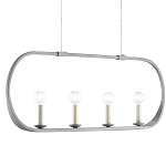 Люстра линейная в овальной раме Traditional Clean Lines варинант исполнения - 2 | Loft Concept в Брянске