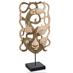 Маска ручной работы деревянная резная Roots Мask варинант исполнения - 1 | Loft Concept в Брянске