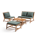 Садовый 2-х местный диван с каркасом из акации Green варинант исполнения - 4 | Loft Concept в Брянске