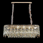 Люстра овальная с хрустальными подвесками Roul Crystal Light варинант исполнения - 1 | Loft Concept в Брянске