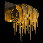 Бра с перфорированными металлическими дугами и цепочками 22 см Atlantis Chain варинант исполнения - 2 | Loft Concept в Брянске