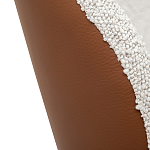 Стул мягкий с обивкой из рогожки и экокожи Contrasting Performance варинант исполнения - 3 | Loft Concept в Брянске