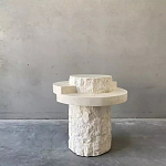 Дизайнерский журнальный стол цилиндрической формы фактурный Mylepen варинант исполнения - 1 | Loft Concept в Брянске