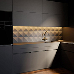 Гипсовая 3D панель с принтографией PM-104 варинант исполнения - 2 | Loft Concept в Брянске