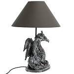 Настольная лампа с абажуром Дракон Silver Dragon варинант исполнения - 5 | Loft Concept в Брянске