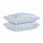 Постельное белье голубого цвета из перкаля с принтом 200х220 см Aurora Allure варинант исполнения - 2 | Loft Concept в Брянске