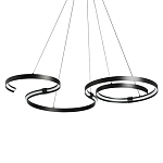 Люстра подвесная светодиодная в виде волнообразной ленты Ribbon Vortex варинант исполнения - 1 | Loft Concept в Брянске