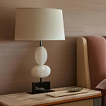 Настольная лампа на фигурном мраморном основании Conundrum варинант исполнения - 4 | Loft Concept в Брянске