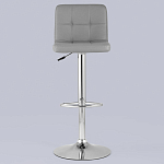 Барный стул с сиденьем серого цвета Honory варинант исполнения - 3 | Loft Concept в Брянске