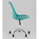 Офисный стул на металлическом основании EGGERY Blue пластик варинант исполнения - 4 | Loft Concept в Брянске