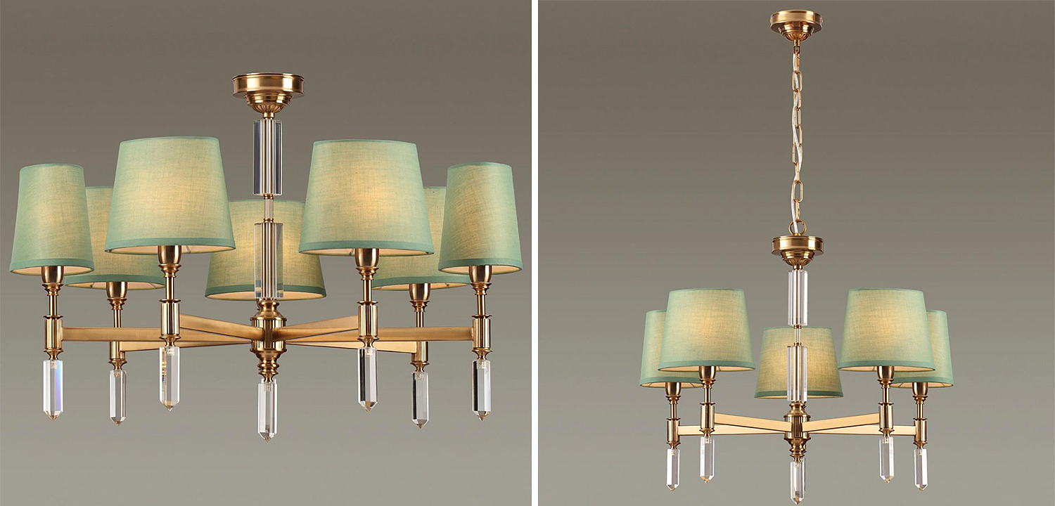 Люстра Ramona Green Chandelier Люстра Ramona Green Chandelier - Loft-Concept в Брянске