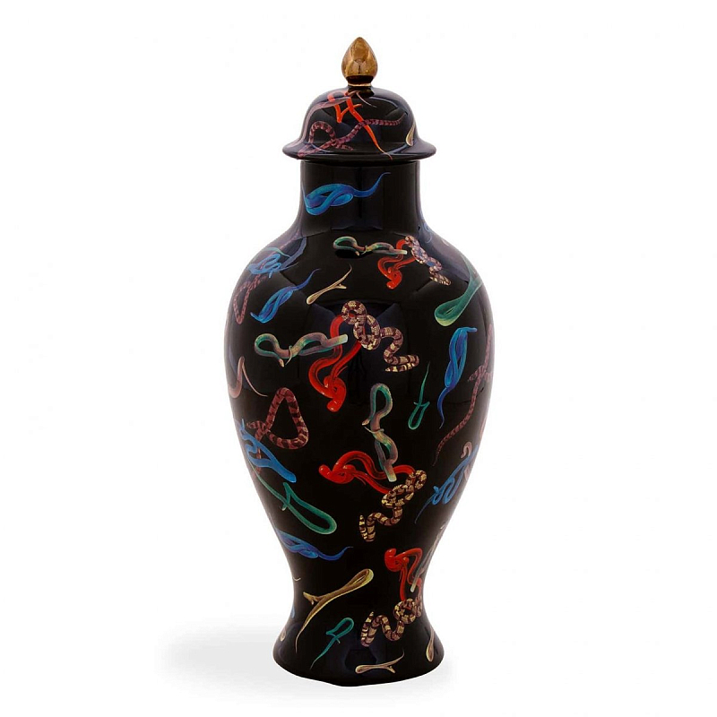 Ваза Seletti Vase Snakes Toiletpaper Мульти Ваза Seletti Vase Snakes Toiletpaper Мульти в Брянске | Loft Concept