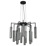 Люстра со стеклянными цилиндрическими плафонами Luminous Cylinders Smoky варинант исполнения - 2 | Loft Concept в Брянске